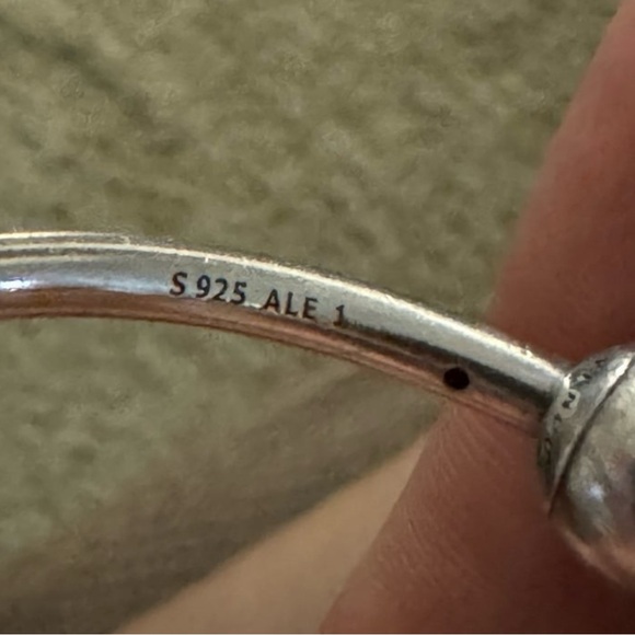 Pandora bangle and charm - Picture 4 of 5